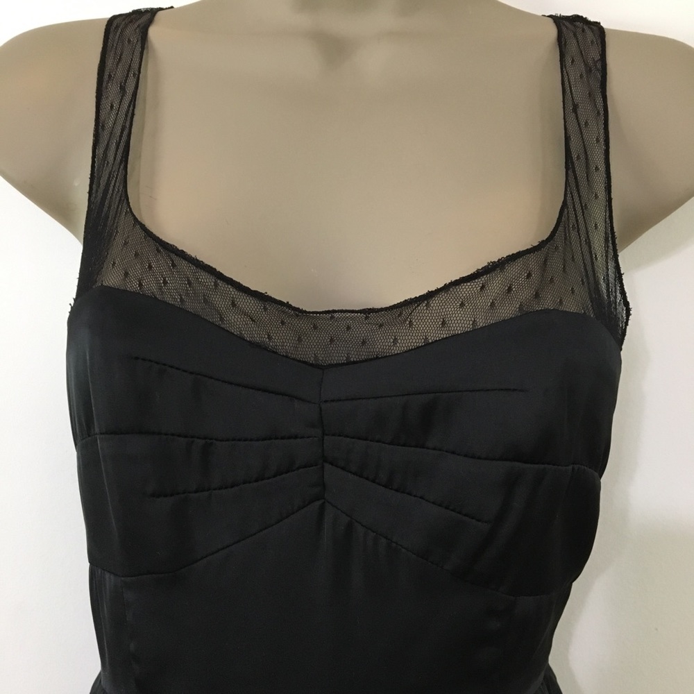 American Eagle Black Fit & Flare Dress Sz. 4 - Picture 2 of 8
